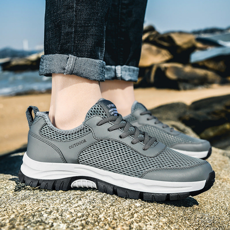Herren Atmungsaktive Outdoor Trail Sneaker Drune