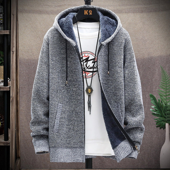 Herren bequeme und stylische Kapuzenjacke Drune