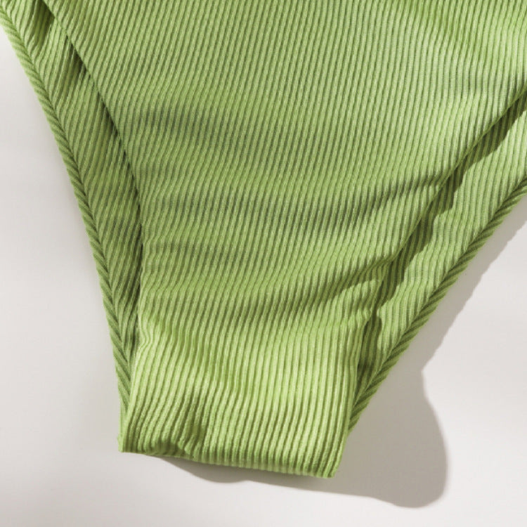 Damen Bandeau-Bikini mit doppelten Trägern und raffinierten Bindungen Drune