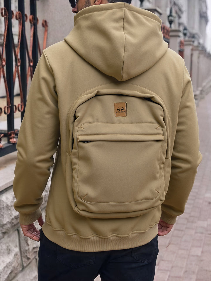 Herren Lässiger Kapuzenpullover mit praktischen Taschen Drune