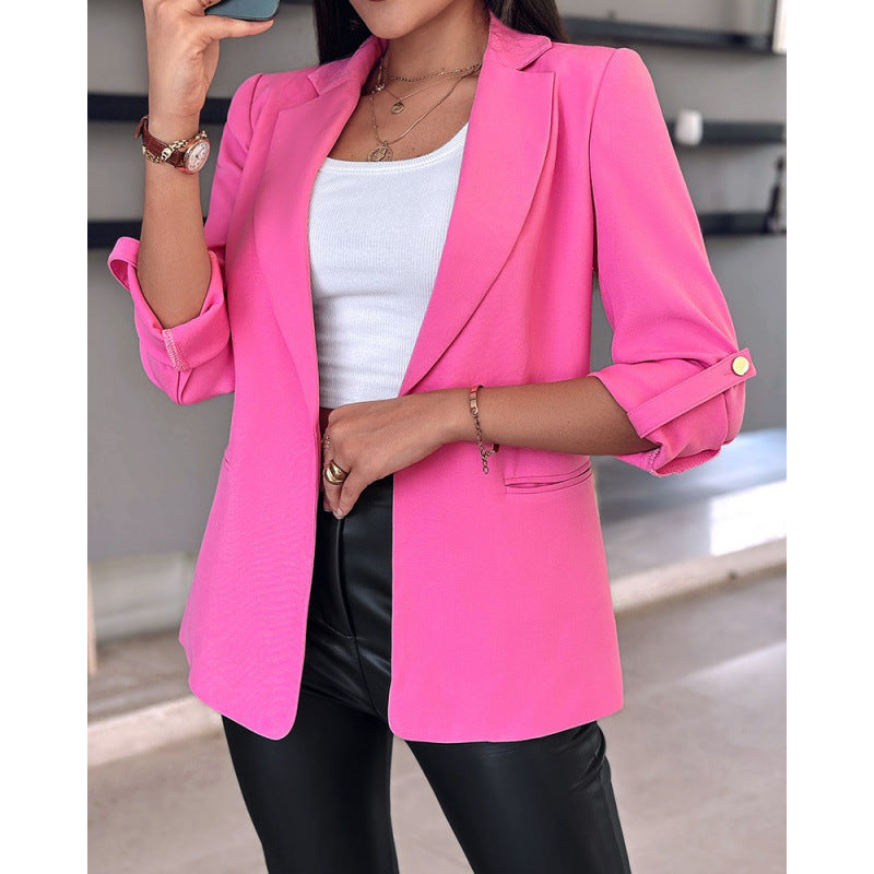 Damen Tailored Blazer mit hochmodischem Schnitt und asymmetrischen Ärmeln Drune
