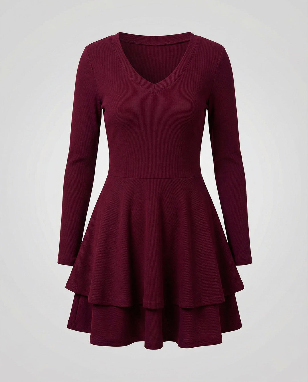 Damen Wickelkleid Rüschen | Heidi-Mode