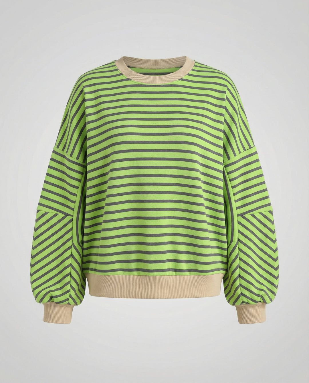 Boxy Sweatshirt Damen Gestreift | Drune