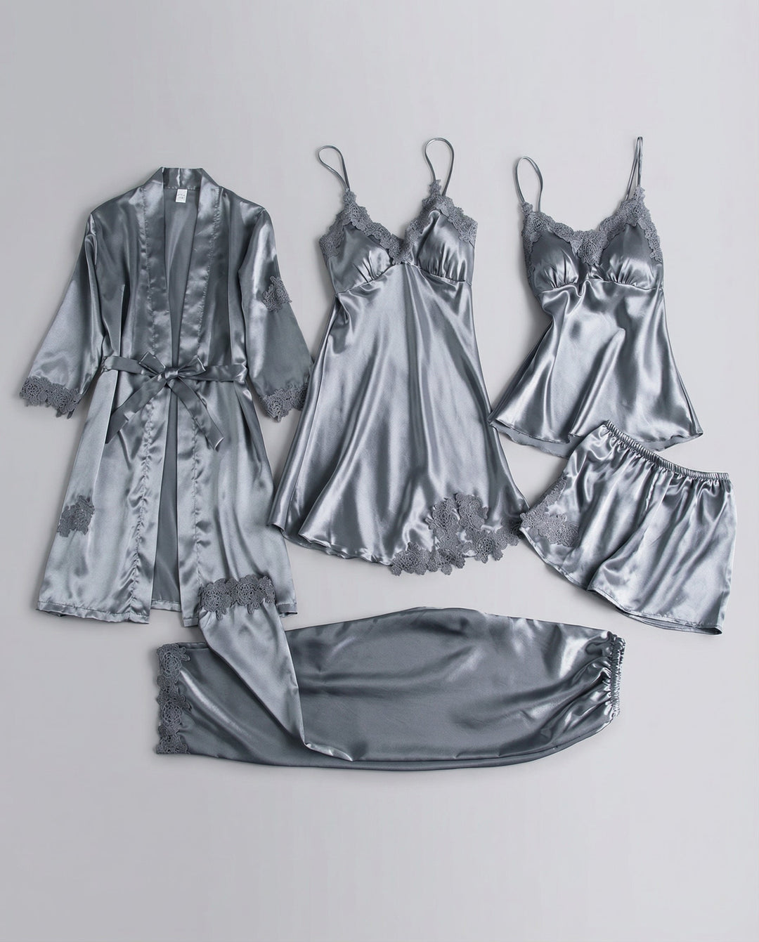 Luxuriöses Seiden Pyjama Set Damen Drune