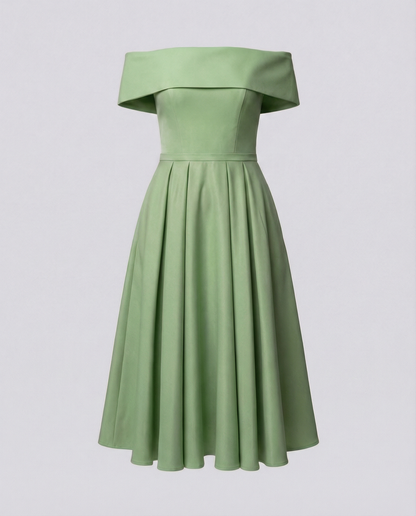 Vielseitiges trägerloses Satin-Kleid für Partys