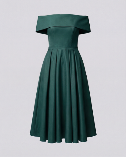 Vielseitiges trägerloses Satin-Kleid für Partys