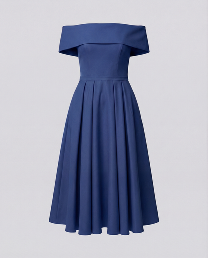 Vielseitiges trägerloses Satin-Kleid für Partys