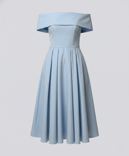 Vielseitiges trägerloses Satin-Kleid für Partys