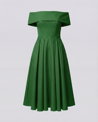 Vielseitiges trägerloses Satin-Kleid für Partys