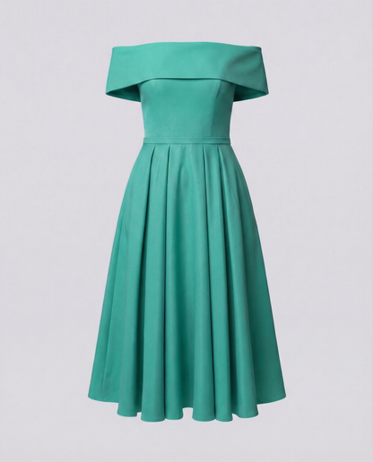 Vielseitiges trägerloses Satin-Kleid für Partys