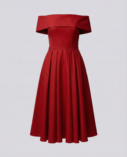 Vielseitiges trägerloses Satin-Kleid für Partys
