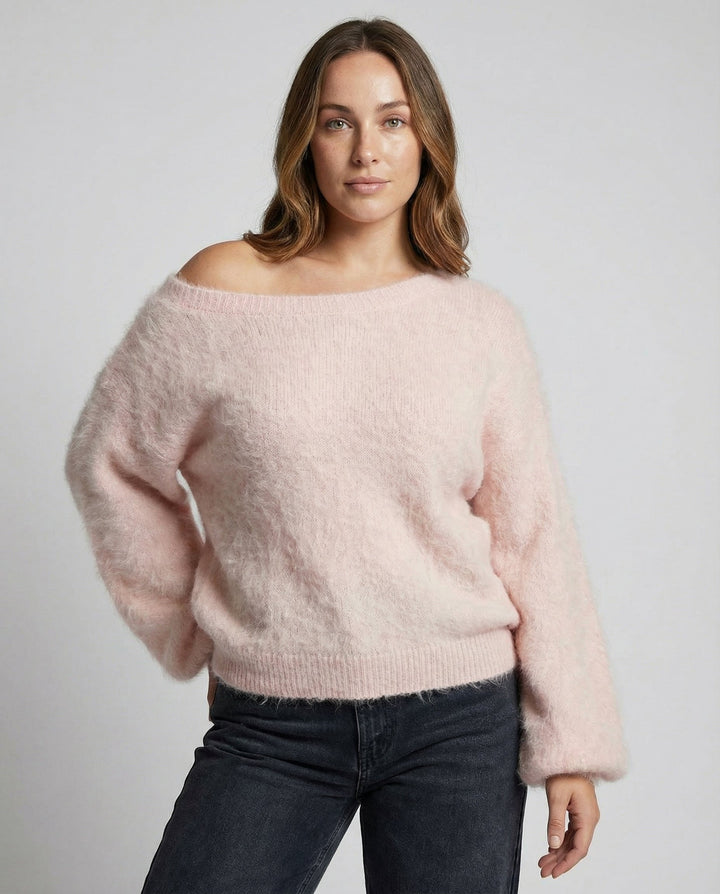 Damen Mohair-Oversized Pullover | Drune