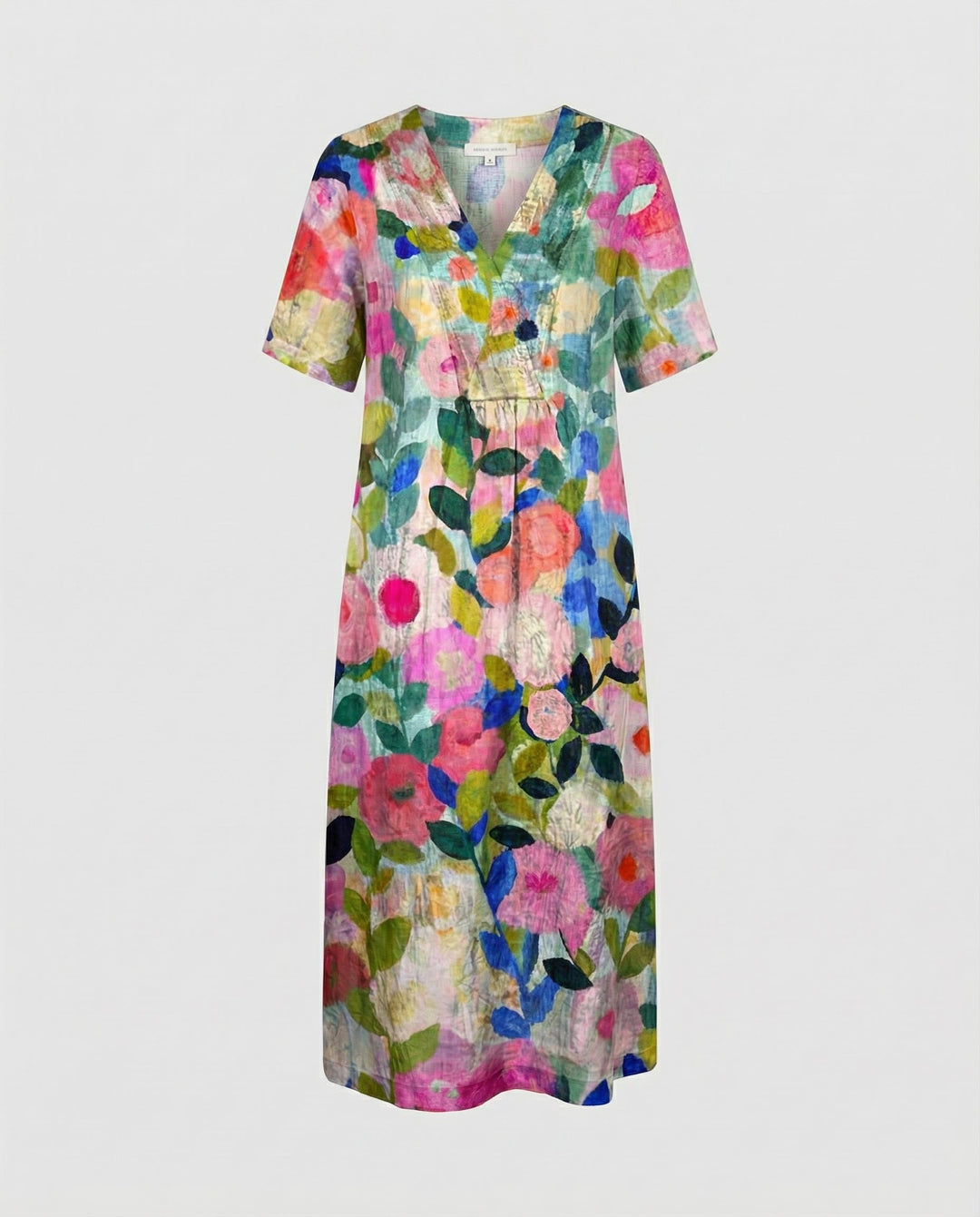 Luftiges Blumen Sommerkleid Damen Drune