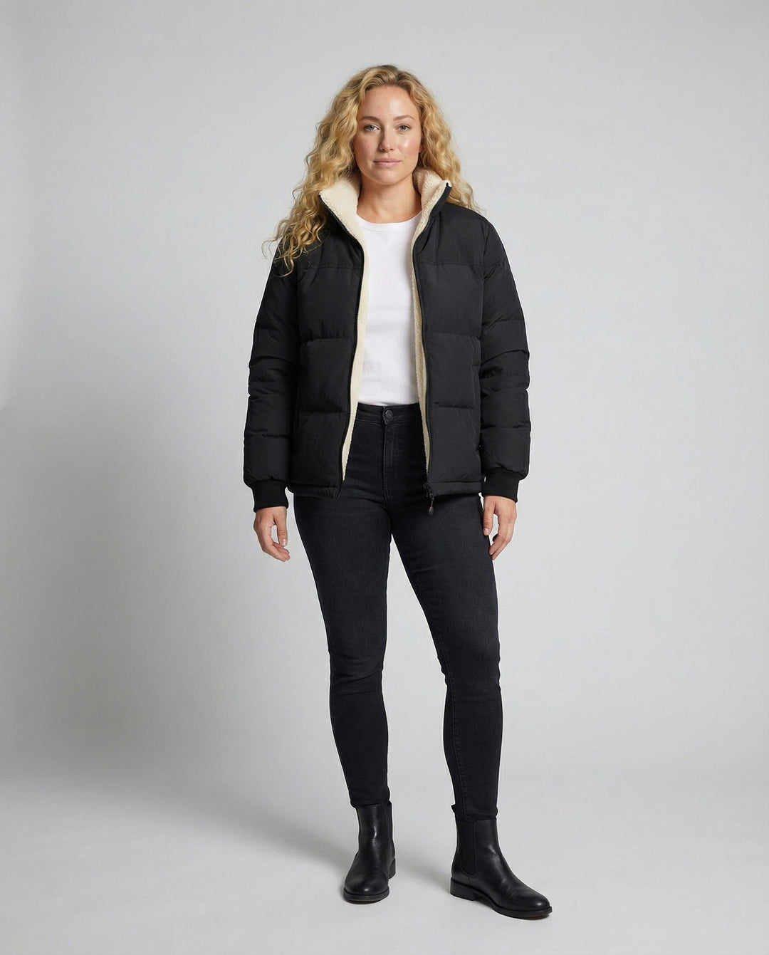 Gefütterte Damen Steppjacke Winter | Drune