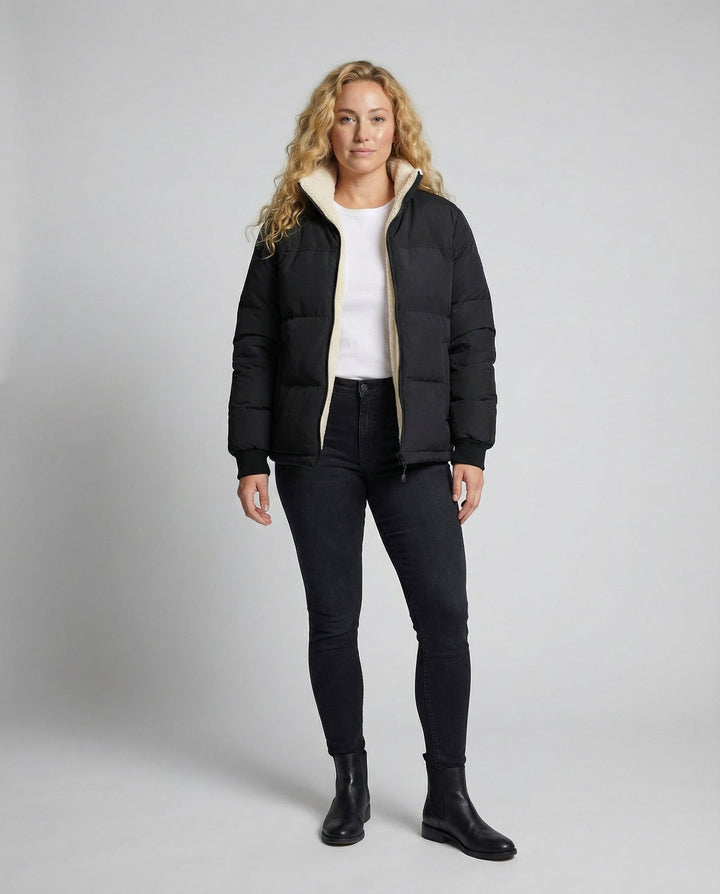 Gefütterte Damen Steppjacke Winter | Drune