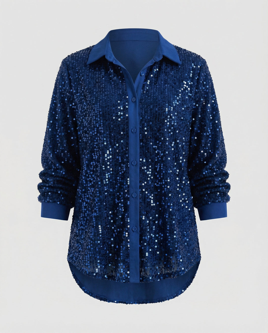 Glitzernde Damen Paillettenbluse | Drune