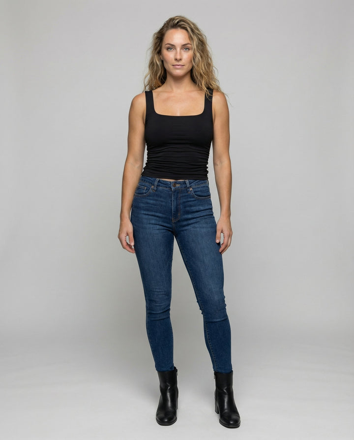 Figurbetontes Damen Top | Drune