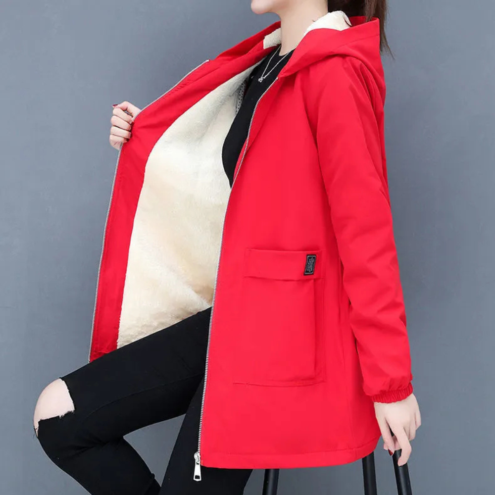 Drune | Winter Kapuzenjacke für Damen