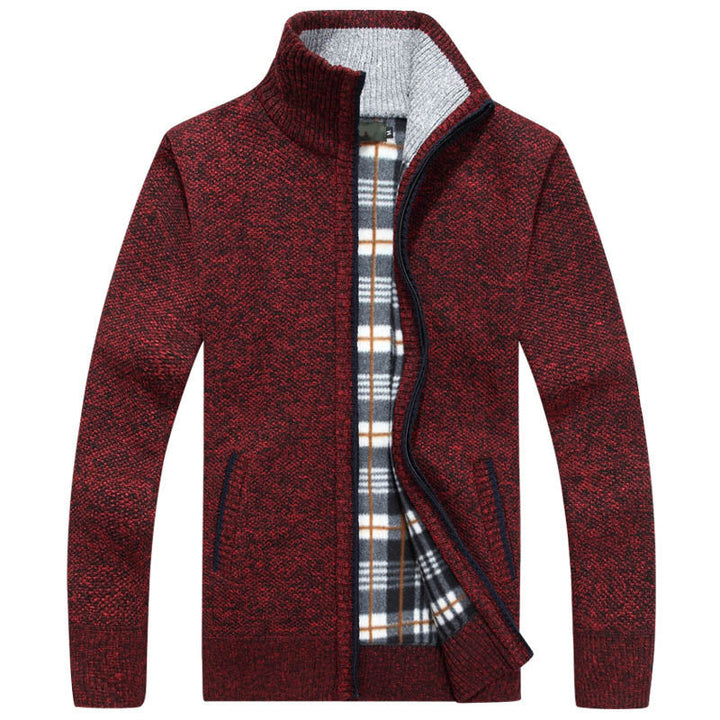 Drune | Herren Strickjacke Mit Fleecefutter