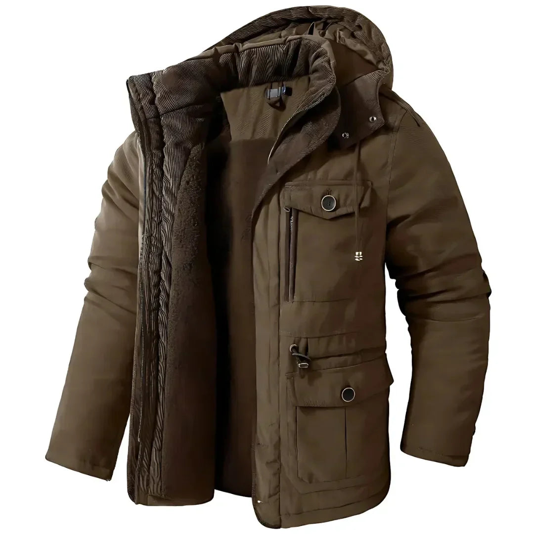 Drune | Herren Wintermantel Wind & Wasserdicht Outdoor Mantel