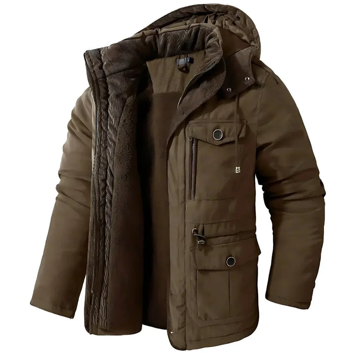 Drune | Herren Wintermantel Wind & Wasserdicht Outdoor Mantel