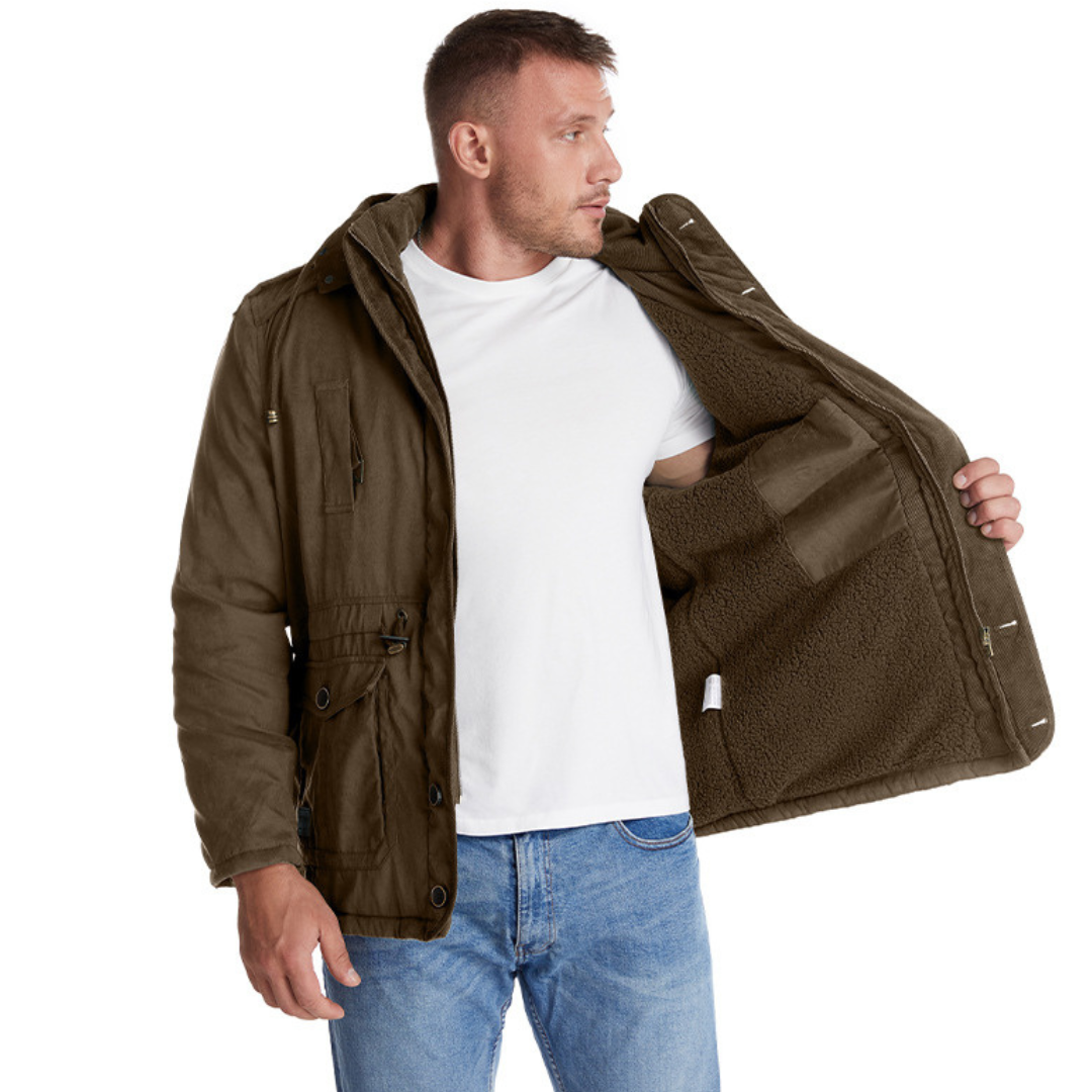 Drune | Herren Wintermantel Wind & Wasserdicht Outdoor Mantel