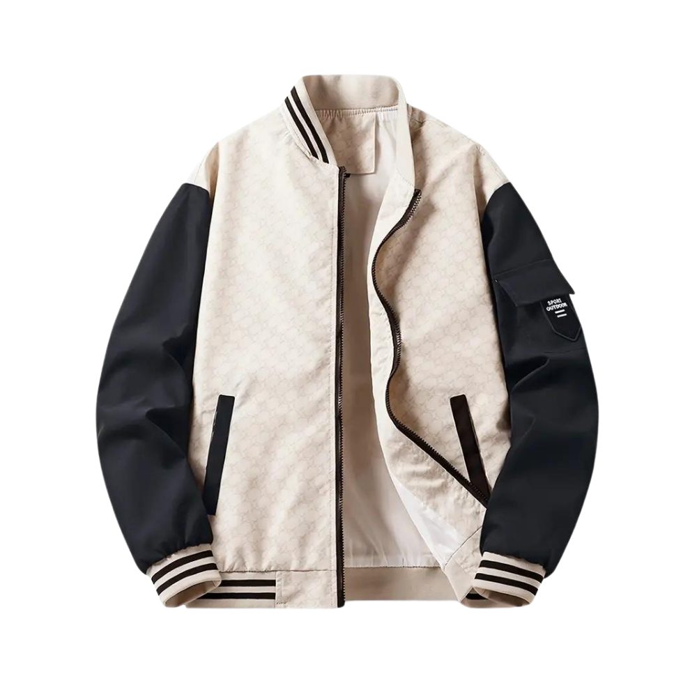 Drune | Stylische Bomberjacke mit Reißverschluss für Herren