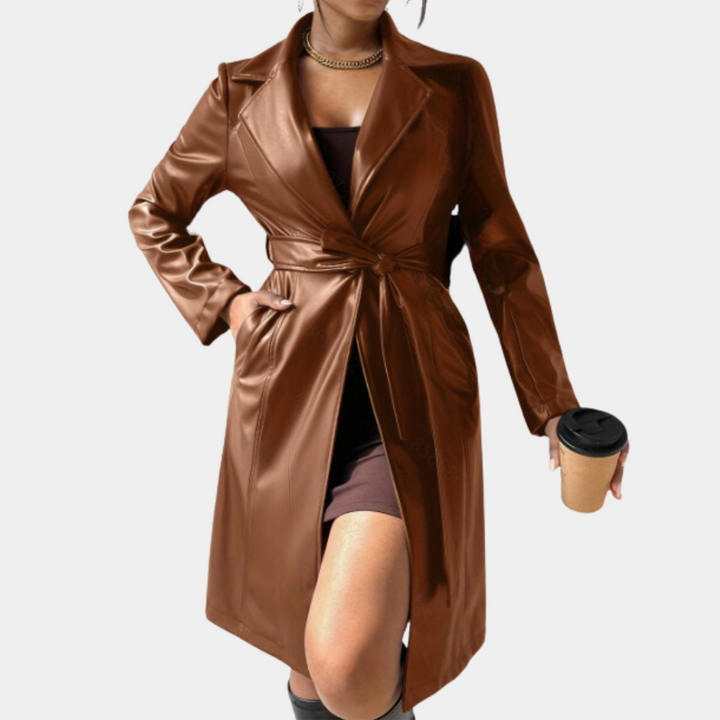 Drune | Stylische Lange Herbstjacke für Damen