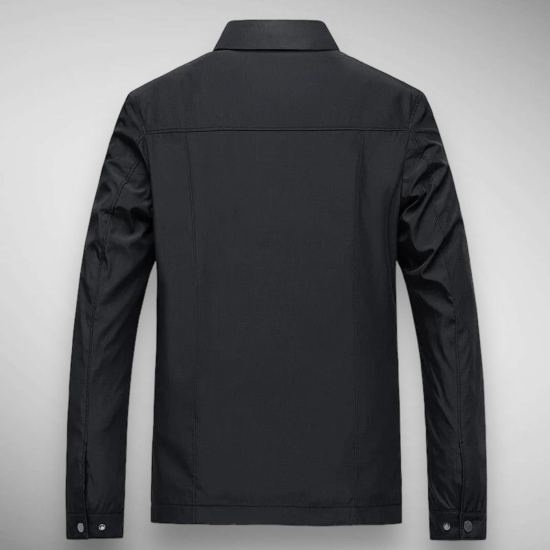 Drune | Herren Harrington-Jacke - Karierte Futter & Klassischer Kragen