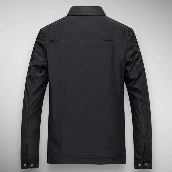 Drune | Herren Harrington-Jacke - Karierte Futter & Klassischer Kragen