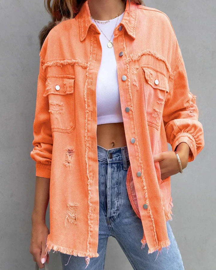 Drune | Torn Denimjacke