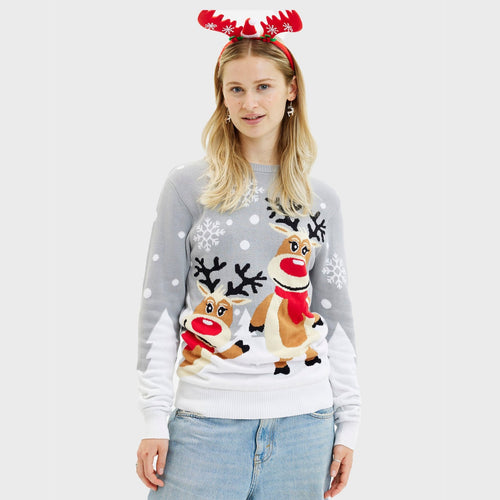 Drune | Süßer Weihnachtspullover - Damen