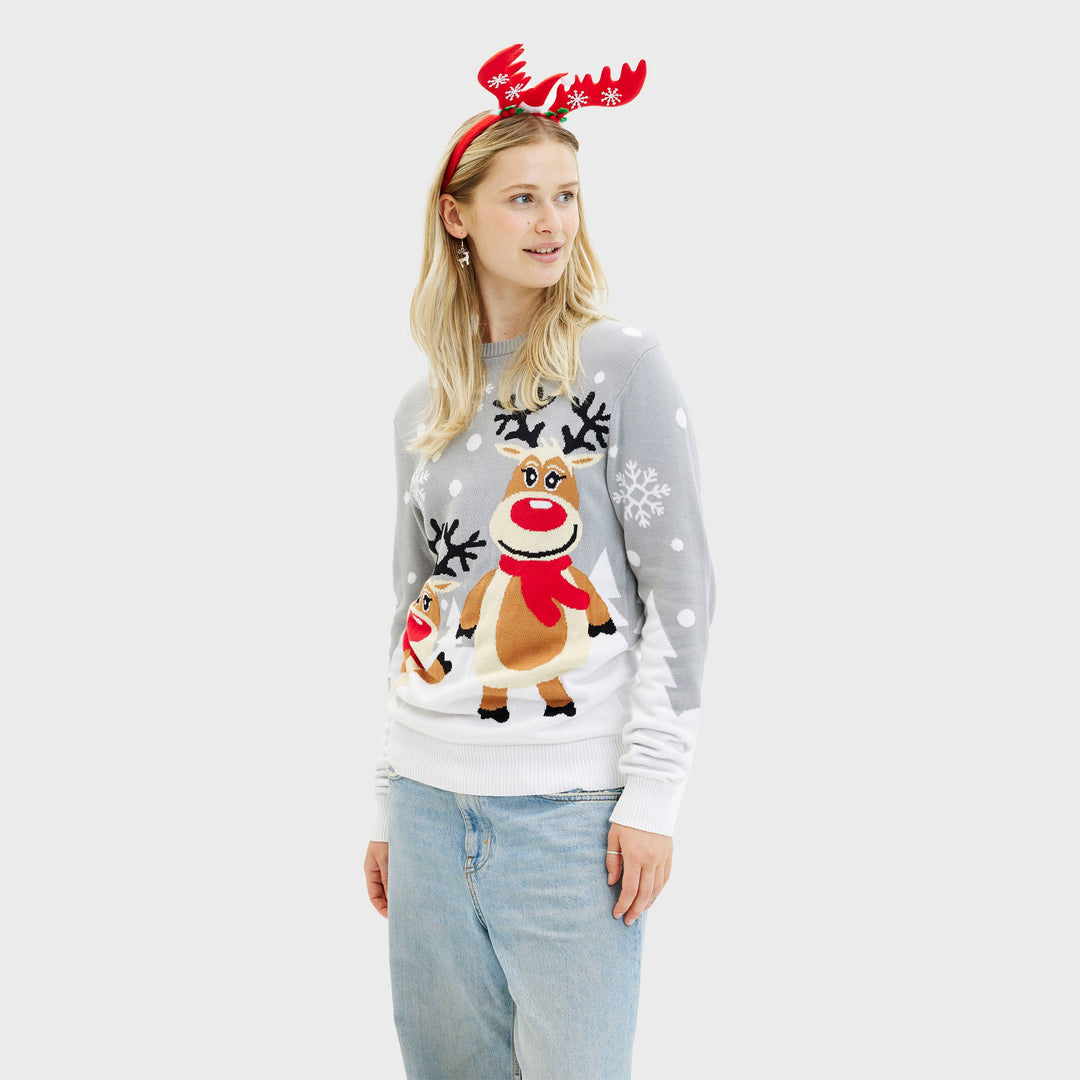 Drune | Süßer Weihnachtspullover - Damen