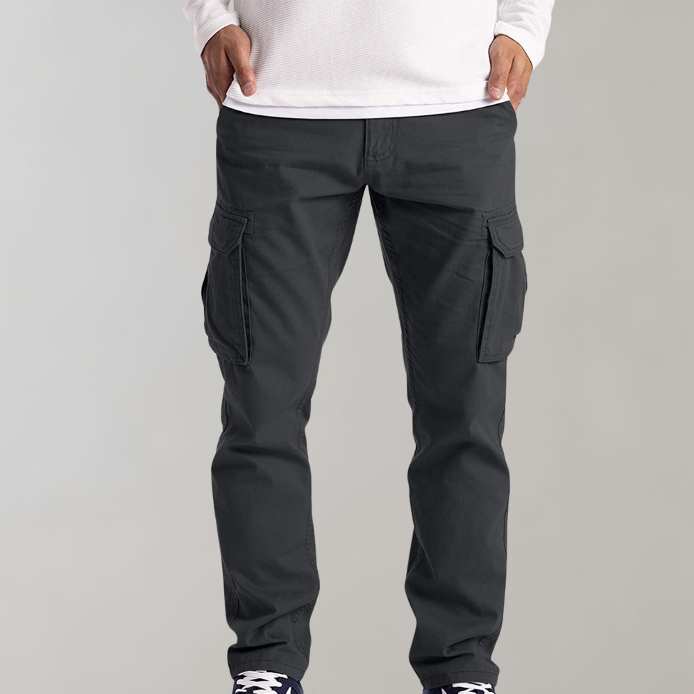 Drune | Cargo Hose mit Seitentaschen - Robuste Freizeithose im Streetwear-Look für Alltag, Outdoor & Arbeit