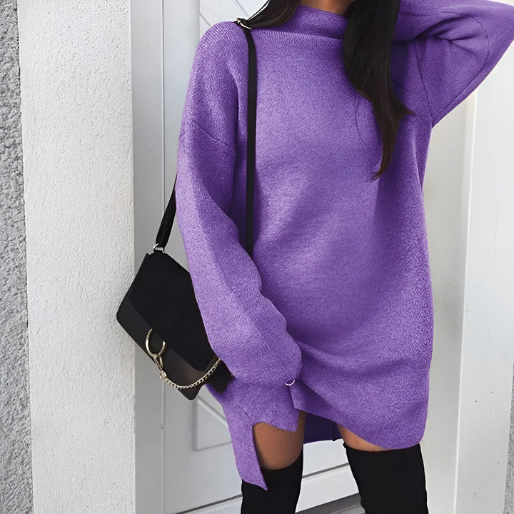 Drune | 2024 Herbst Oversized Rollkragenkleid