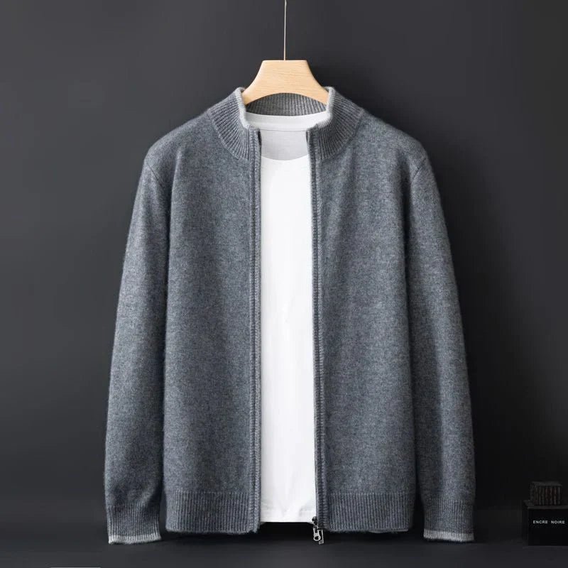 Drune | Elegante Cashmere Zip Jacke