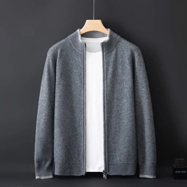 Drune | Elegante Cashmere Zip Jacke