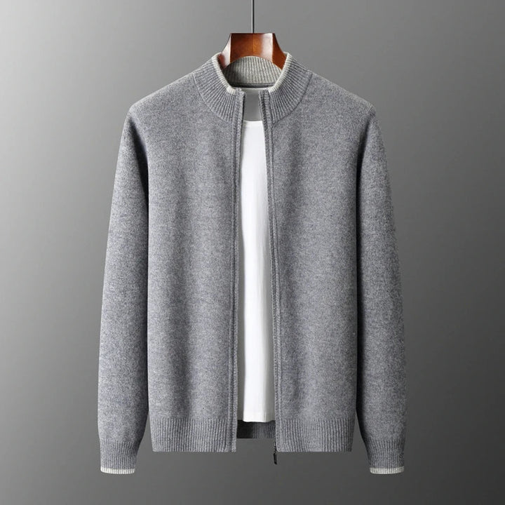 Drune | Elegante Cashmere Zip Jacke