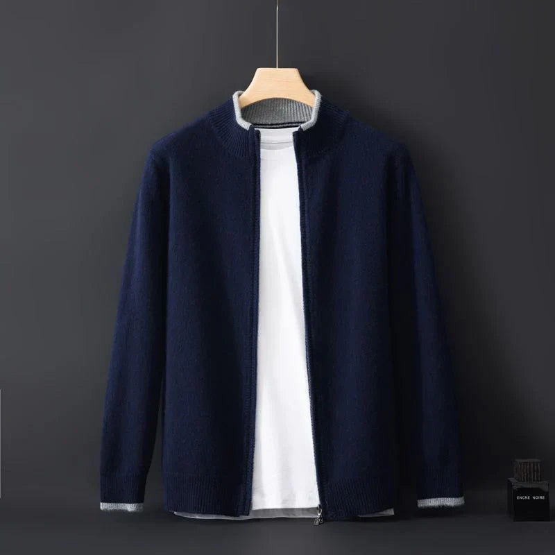 Drune | Elegante Cashmere Zip Jacke