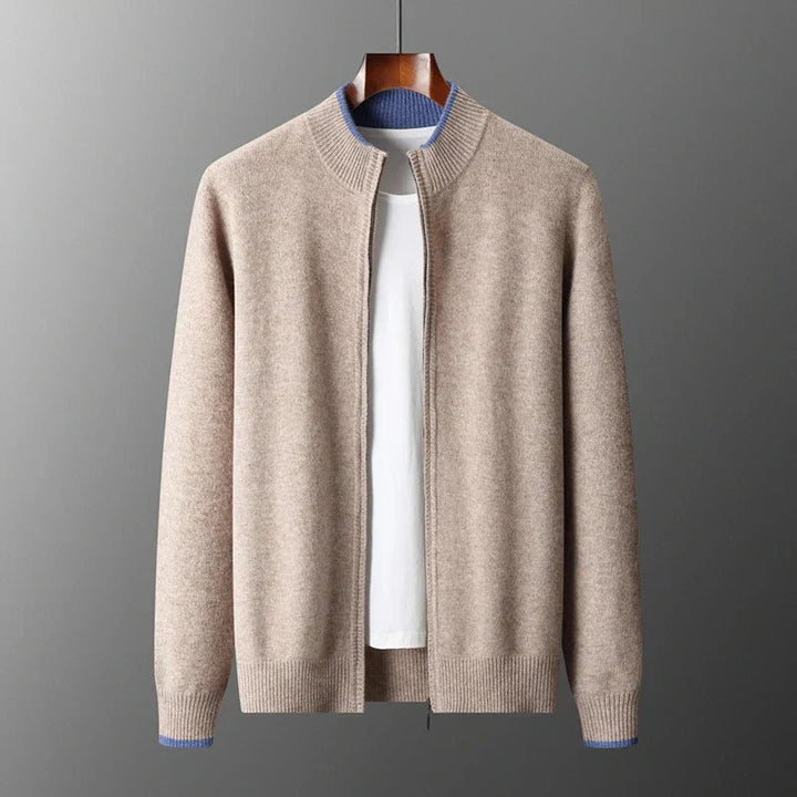 Drune | Elegante Cashmere Zip Jacke