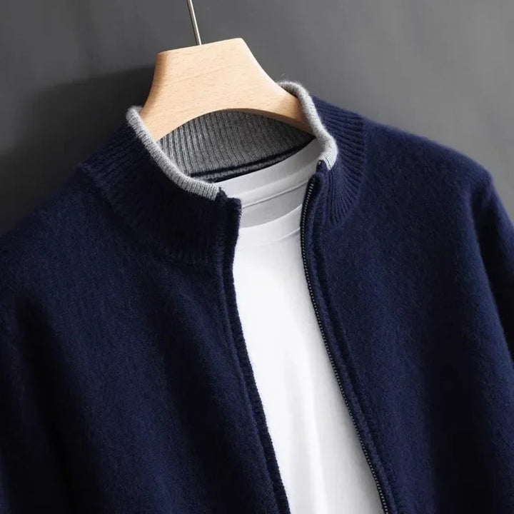 Drune | Elegante Cashmere Zip Jacke