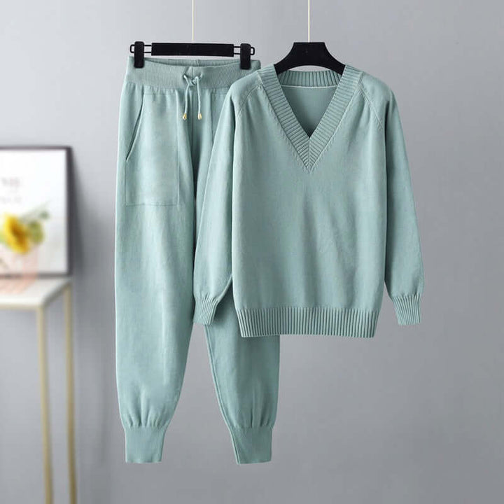 Drune | Set - Bequemer Pullover und Jogginghose Loungewear Set