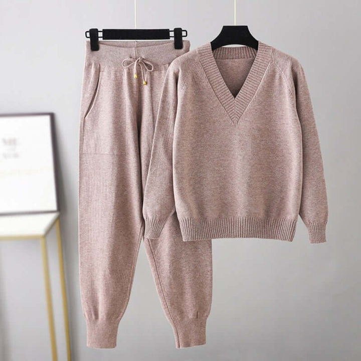 Drune | Set - Bequemer Pullover und Jogginghose Loungewear Set
