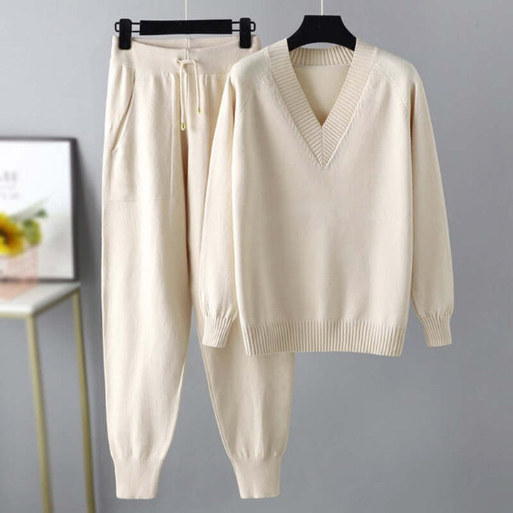 Drune | Set - Bequemer Pullover und Jogginghose Loungewear Set
