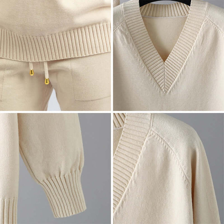 Drune | Set - Bequemer Pullover und Jogginghose Loungewear Set