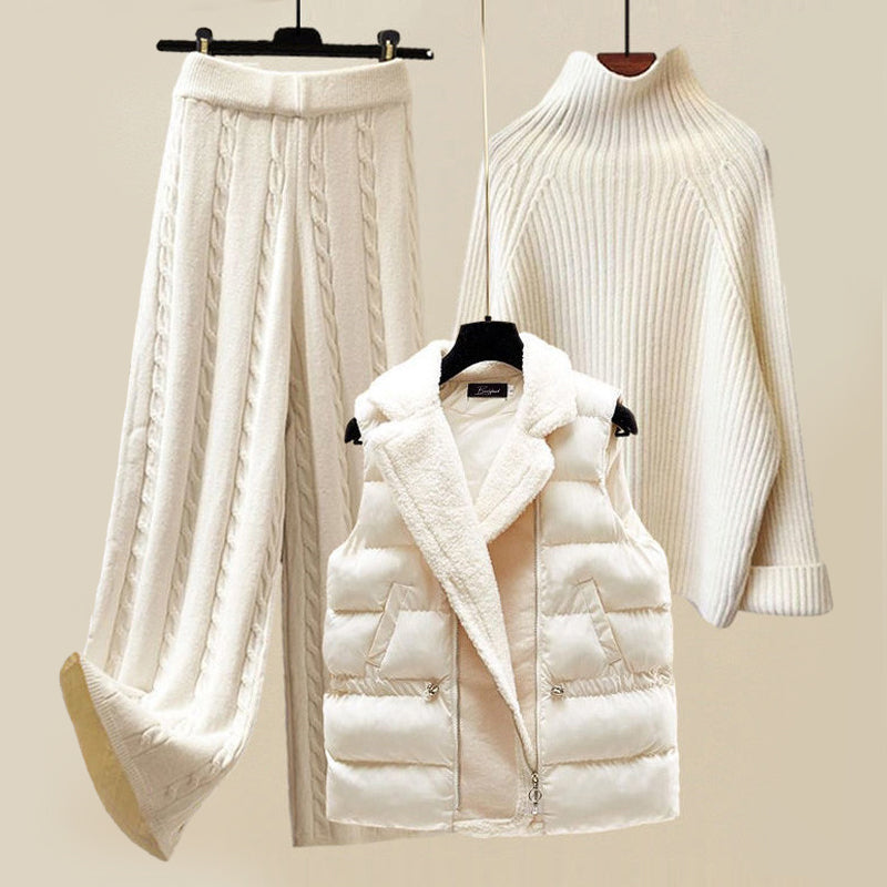 Drune | Winter Set Damen - Rollkragen, Daunenjacke & Hose
