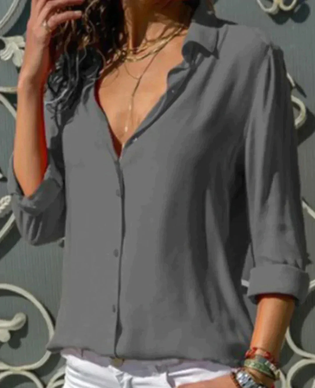 Drune | Satinbluse für Damen
