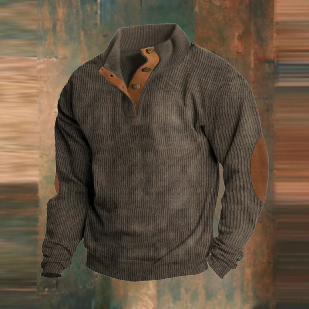 Drune | VIERKNOPF-STRICKPULLOVER