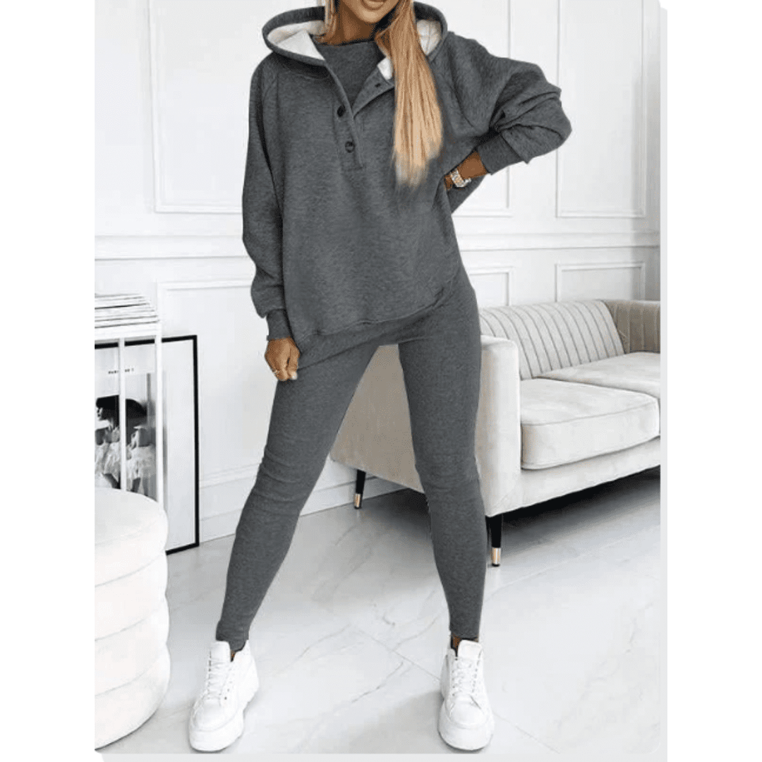 Drune | 3-Teiliges Outfit-Set Lässiger Moderner Stil Ideal für den Winter