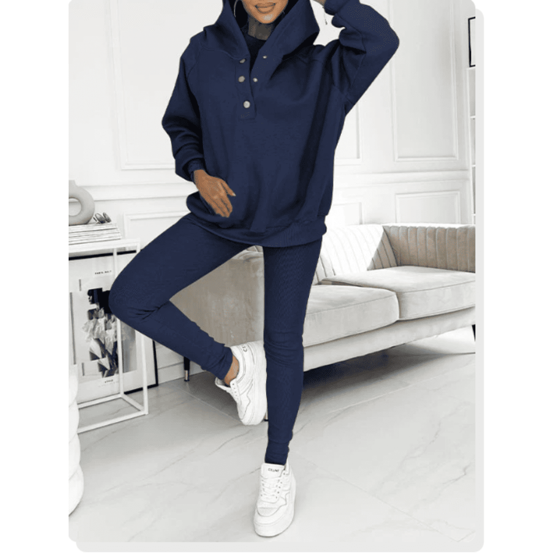 Drune | 3-Teiliges Outfit-Set Lässiger Moderner Stil Ideal für den Winter